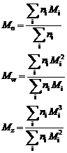 Molecular weights