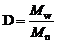 Polydispersity index